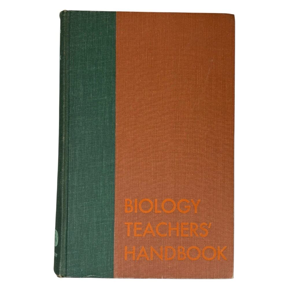 VTG 1963 "Biology Teacher Handbook" by Joseph Scawb Third Edition HC Textbook